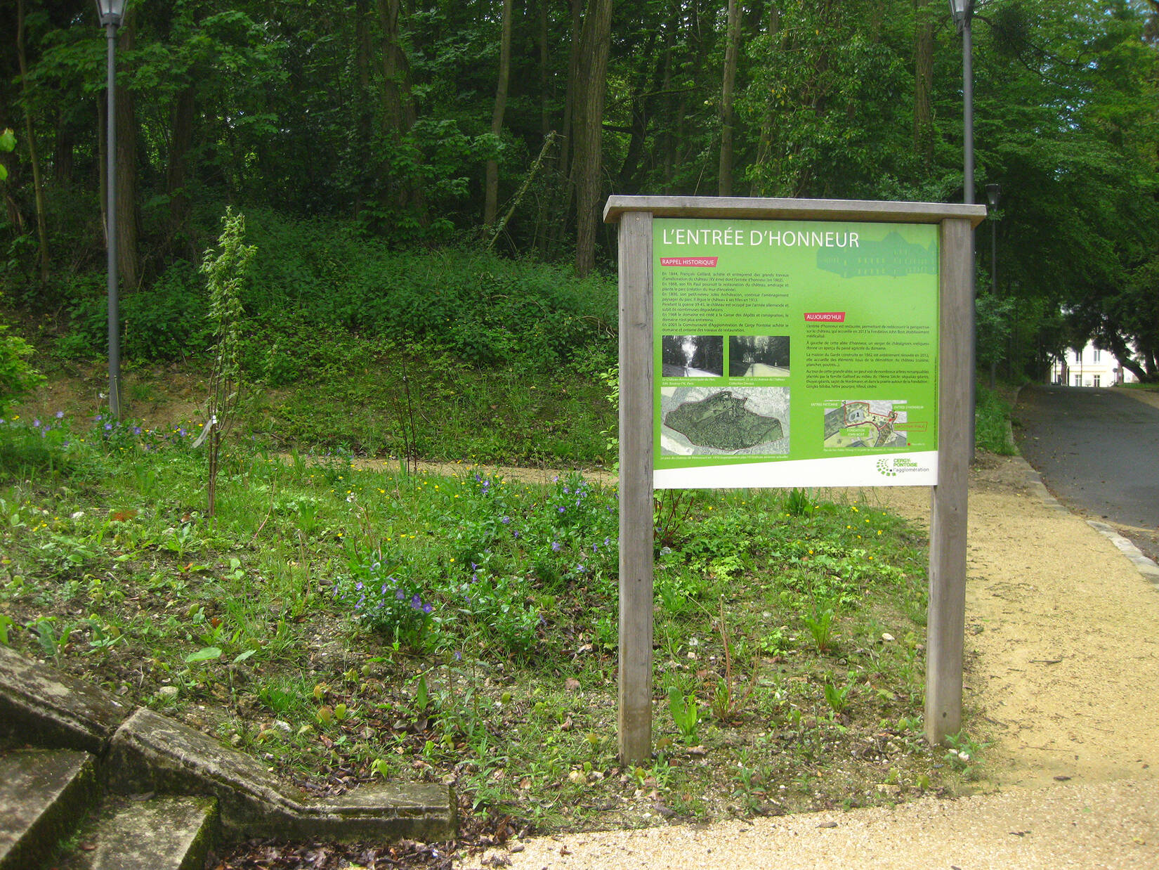 Restauration du parc du château