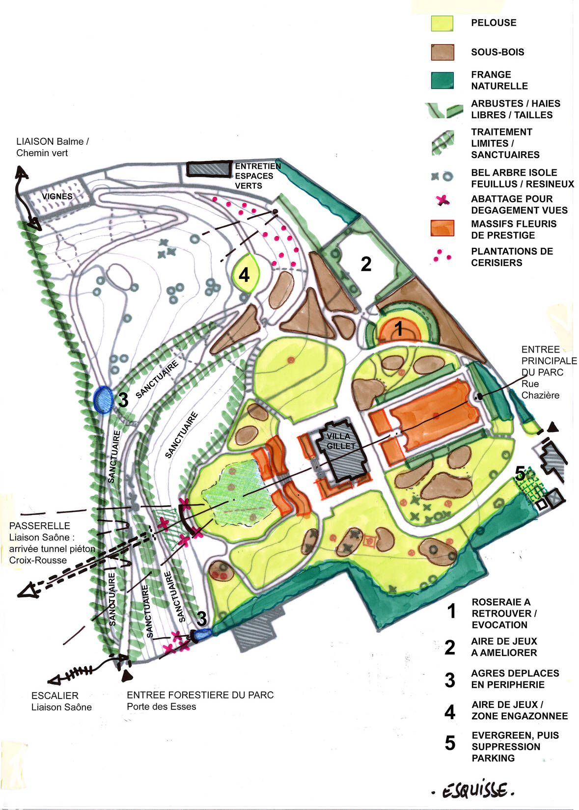 Etudes paysagères de Lyon 1er, 2e et 4e
