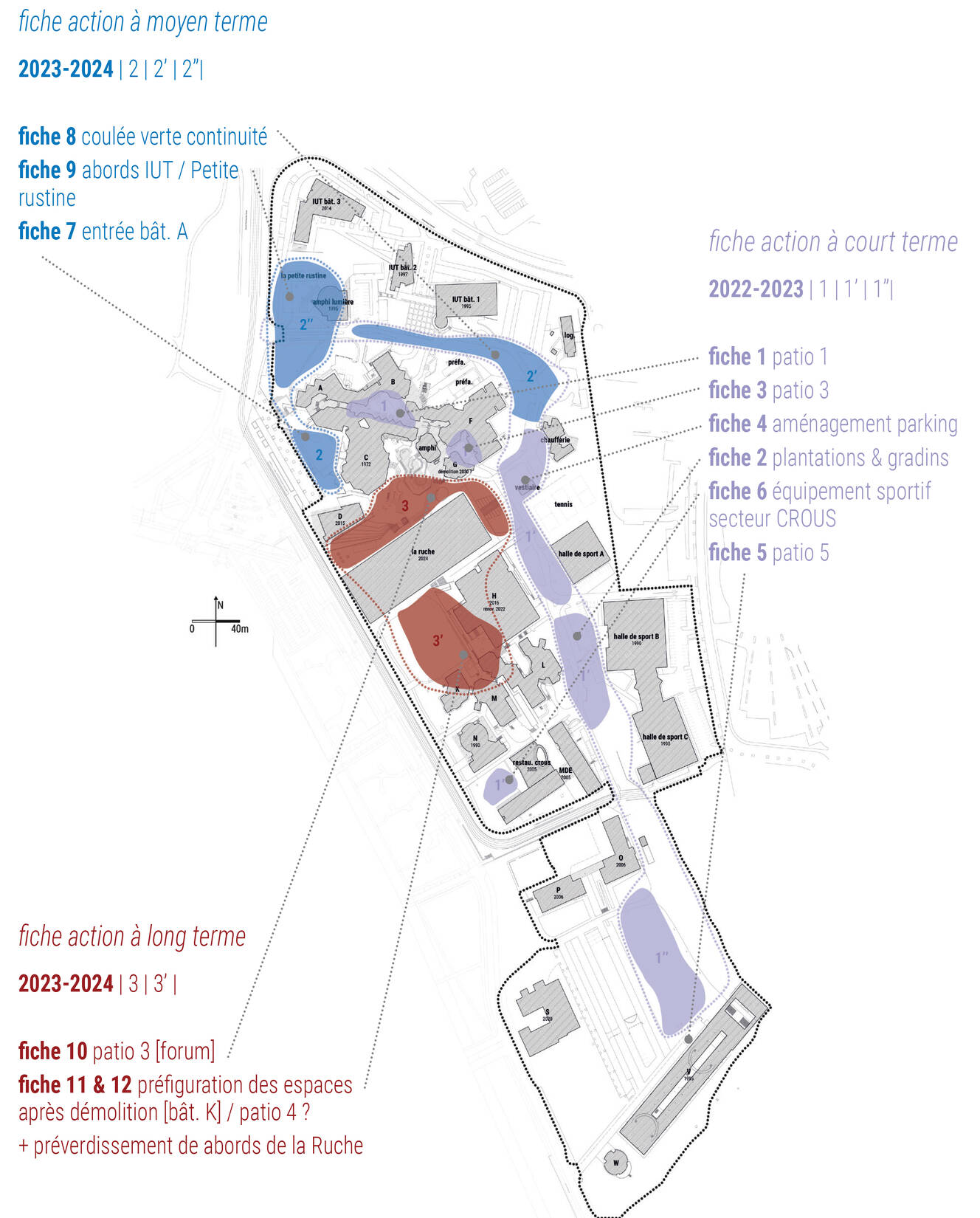 Assistance urbaine, paysagère et programmation pour l Université Lyon II