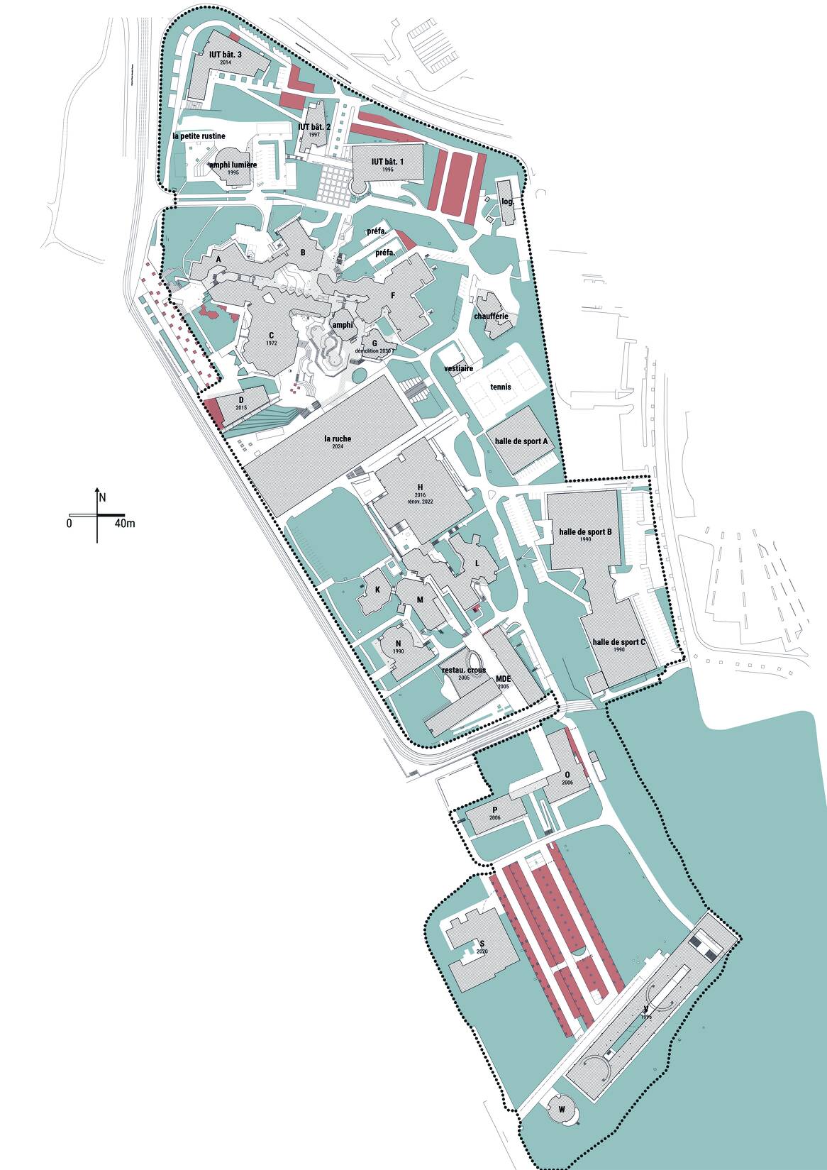 Assistance urbaine, paysagère et programmation pour l Université Lyon II