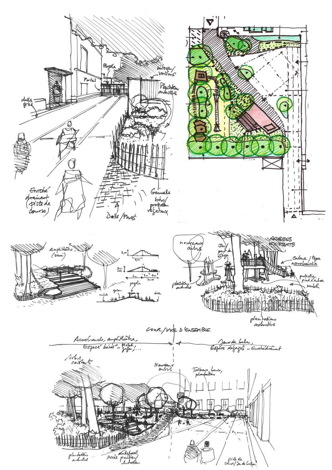 Cour d'école du groupe scolaire du Stockfeld