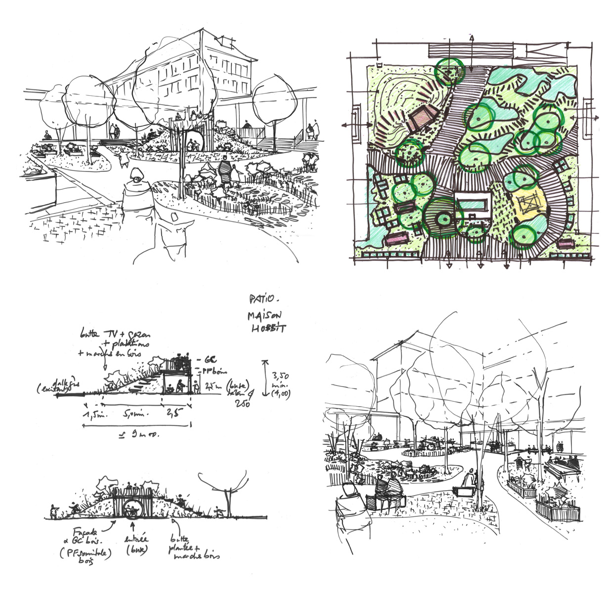Cour d'école du groupe scolaire du Stockfeld