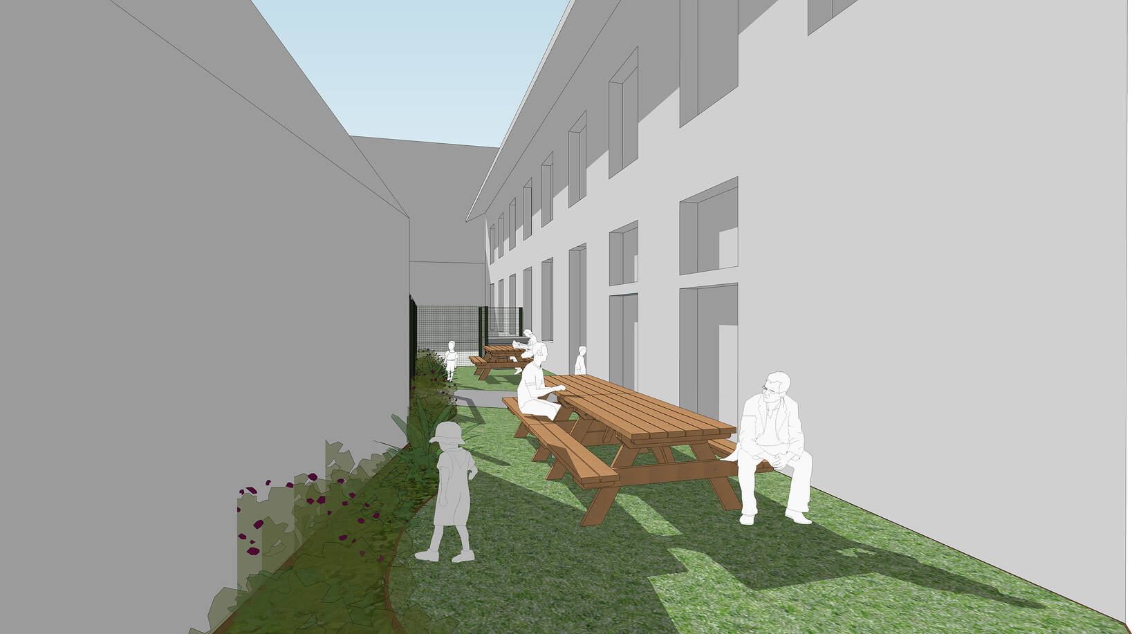 Cour d'école maternelle Ste Aurélie