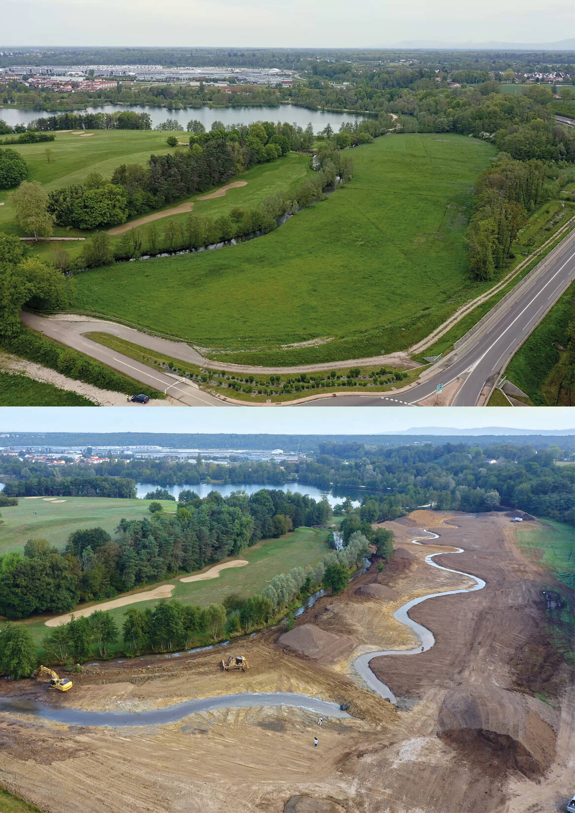 Restauration de la Reyssouze et du Dévorah