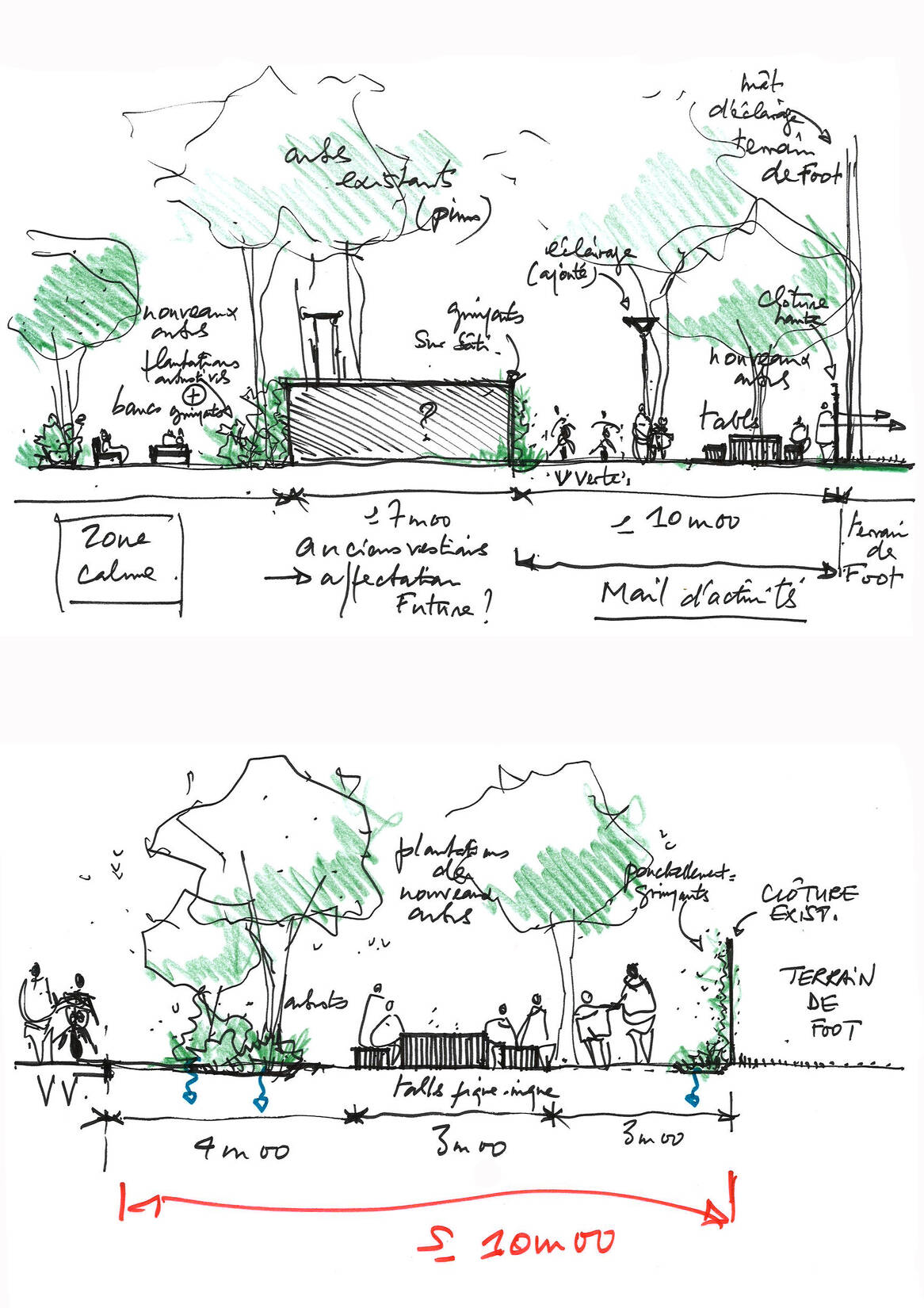 Aménagement des espaces publics du EXES à Strasbourg