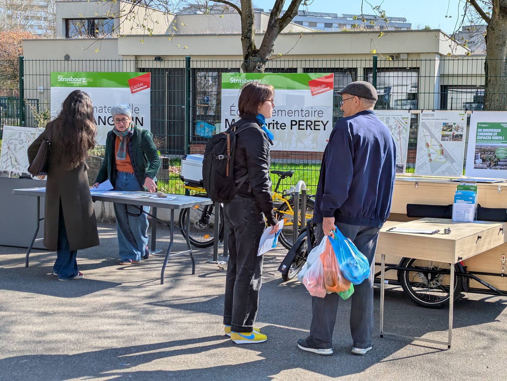 Aménagement des espaces publics du EXES à Strasbourg