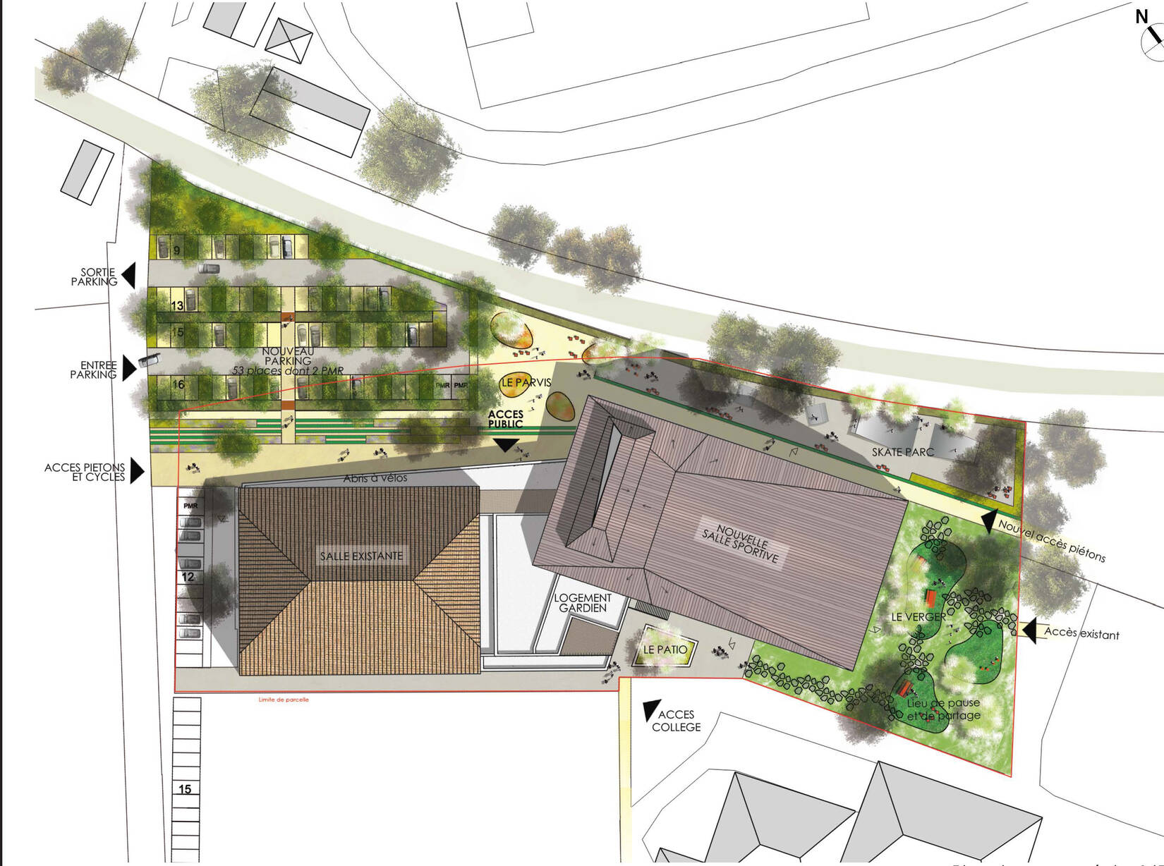 Réhabilitation et extension du gymnase de Saint-Jorioz
