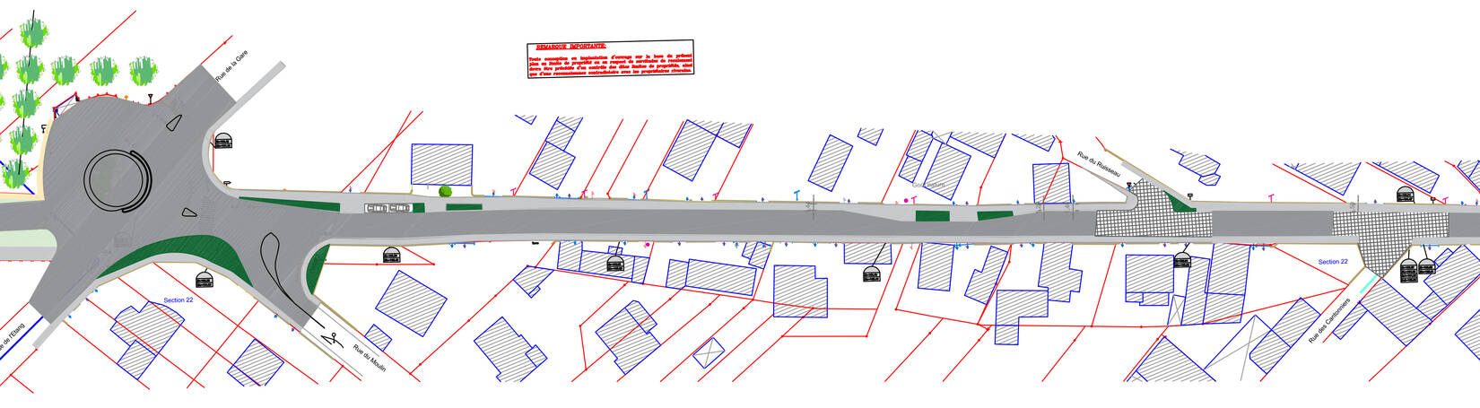 Réaménagement de la rue d'Hilsenheim et du parvis de l'école