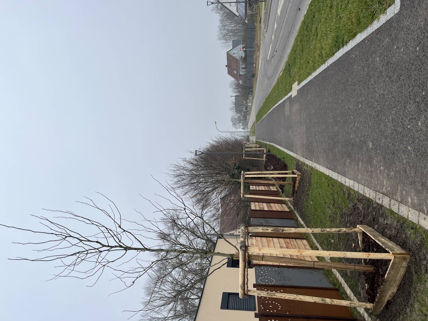 Réaménagement de la rue d'Hilsenheim et du parvis de l'école