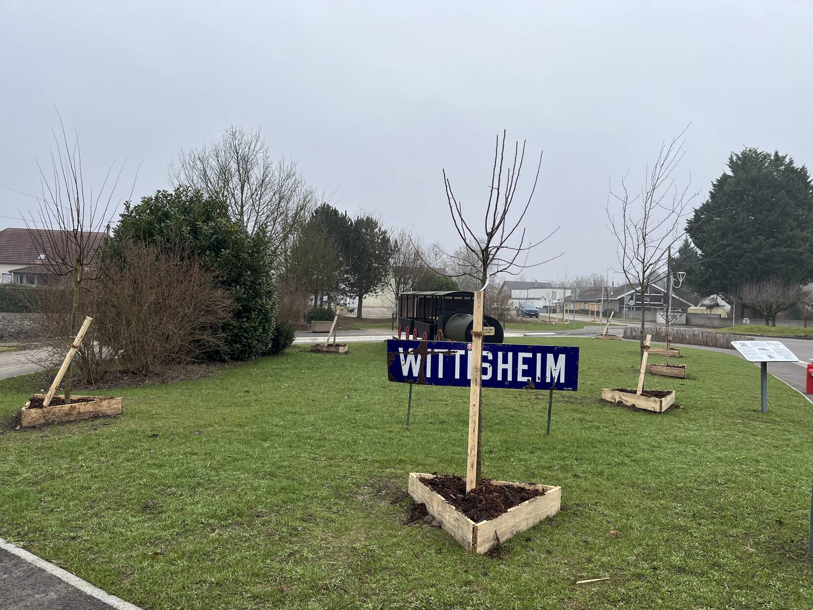 Réaménagement de la rue d'Hilsenheim et du parvis de l'école