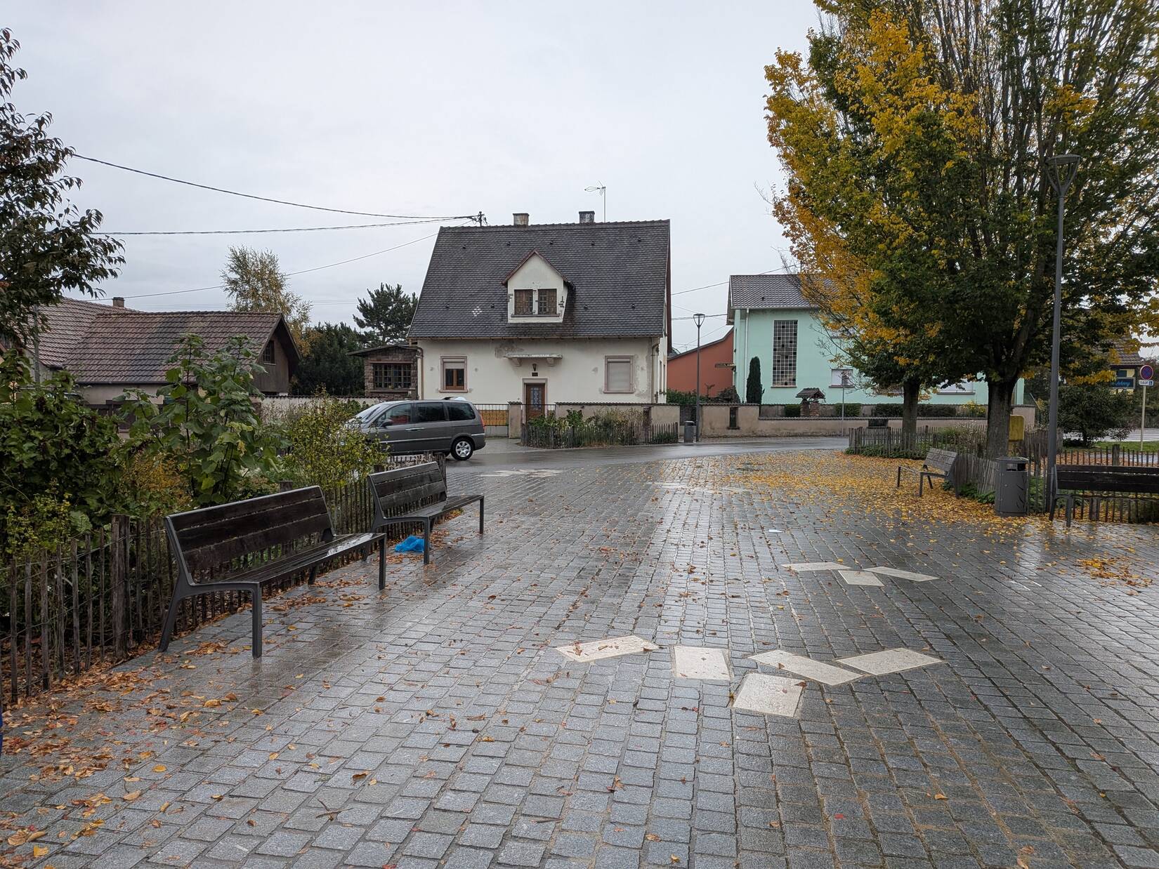 Réaménagement de la rue d'Hilsenheim et du parvis de l'école
